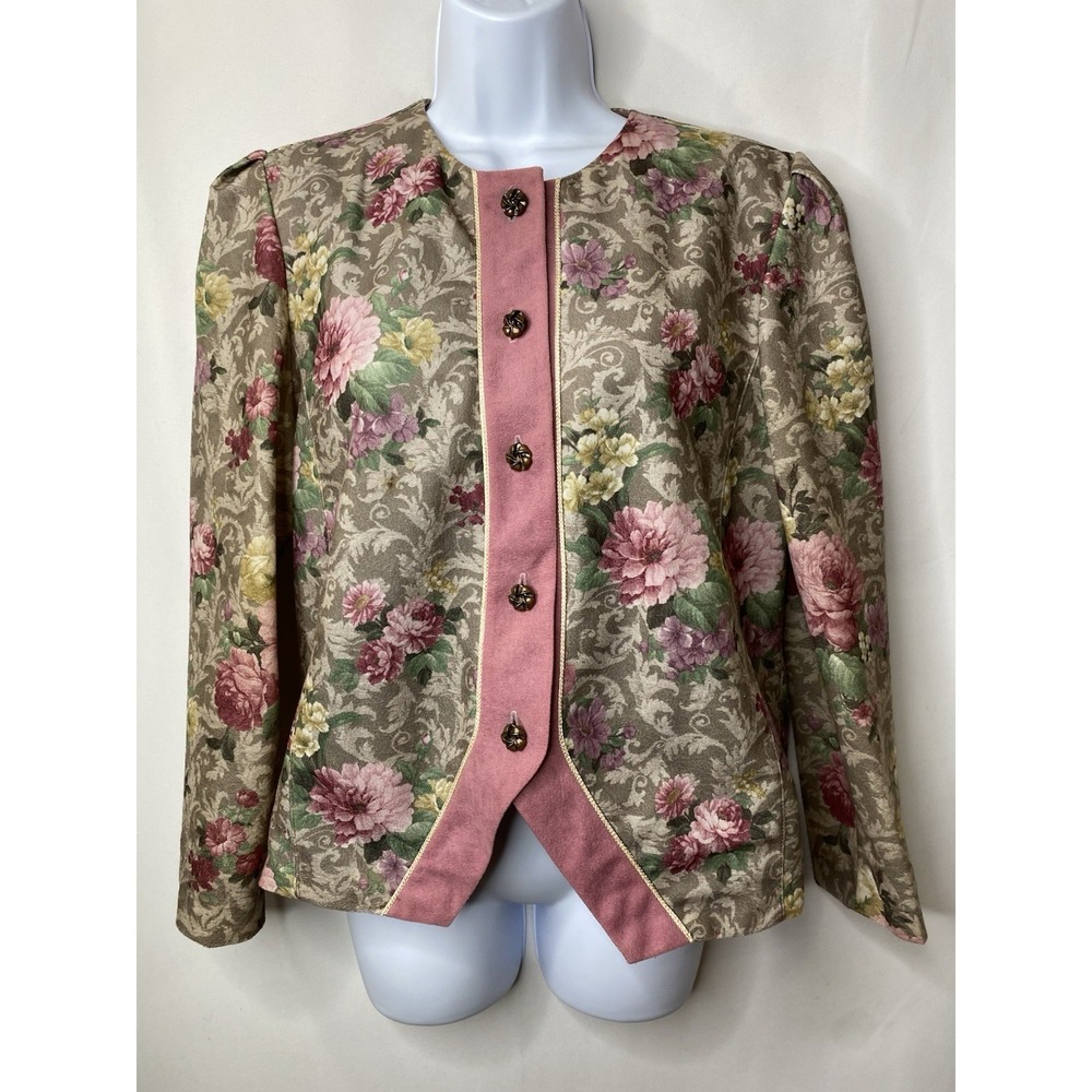 Vintage Pablo‎ Collection Womens Victorian Shirt Size 10 Cottagecore Regencycore